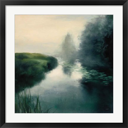 Framed Twilight Fog Neutral Print