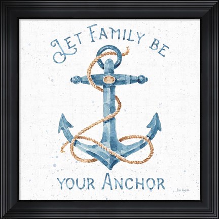 Framed Nautical Life IV No Stripes Print