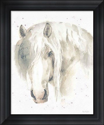 Framed Farm Friends VI v2 Neutral Print