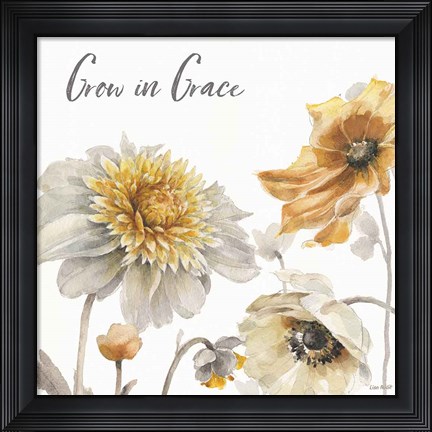 Framed Fields of Gold II Grace Print