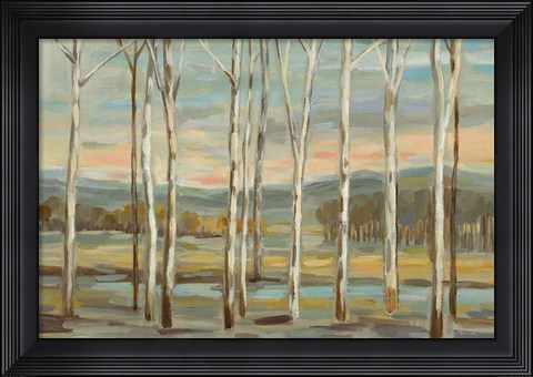Framed Silver Forest Print