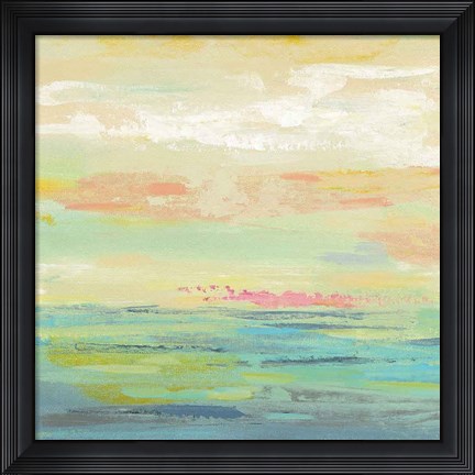Framed Pink Clouds II Print