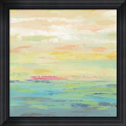 Framed Pink Clouds I Print