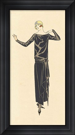 Framed Fashion Ladies I Print