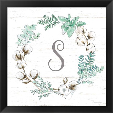 Framed Farmhouse Cotton XI Print