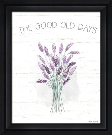 Framed Farmhouse Cotton VII Print