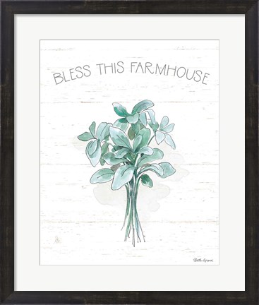 Framed Farmhouse Cotton VI Print