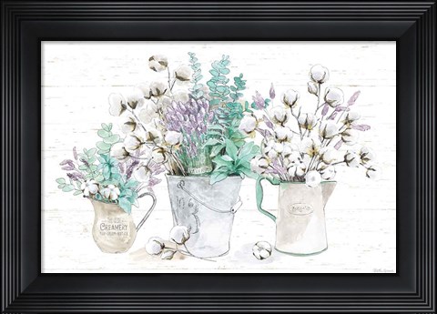 Framed Farmhouse Cotton I Print
