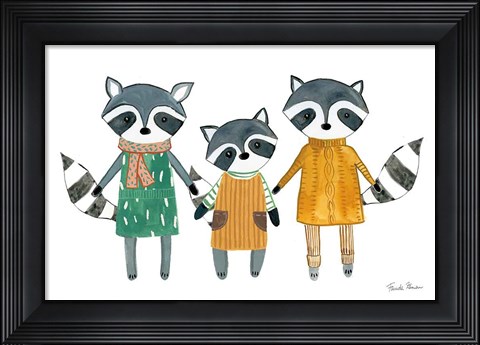 Framed Neighborhood Pals X Print