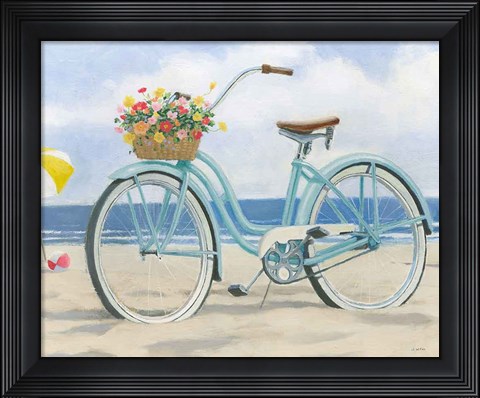Framed Beach Time III Print