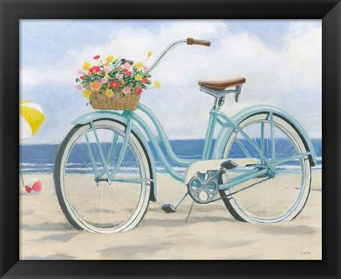 Framed Beach Time III Print