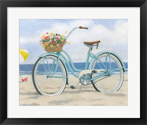 Framed Beach Time III Print