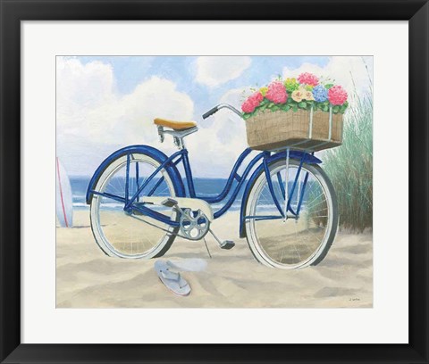 Framed Beach Time II Print