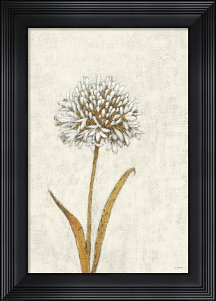Framed Shimmering Summer I Ivory Print