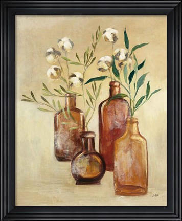 Framed Cotton Still Life II Print