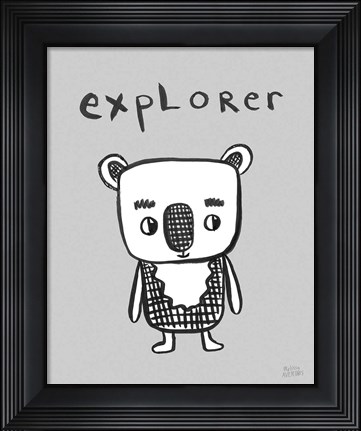 Framed Scandy Baby VI Print