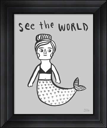 Framed Scandy Baby III Print