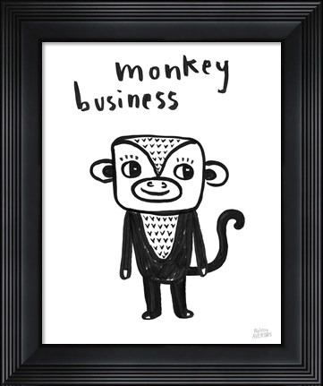 Framed Scandy Baby II Print