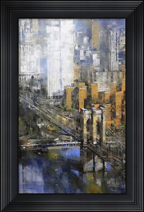 Framed Brooklyn Bridge Print