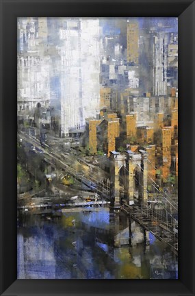 Framed Brooklyn Bridge Print