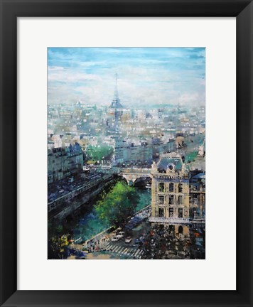 Framed Tower In The Distance Print