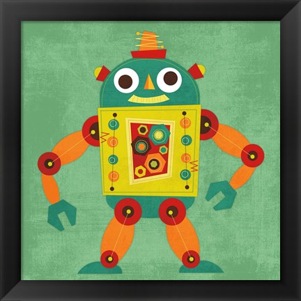 Framed Robot 1 Print