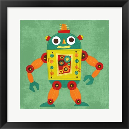 Framed Robot 1 Print