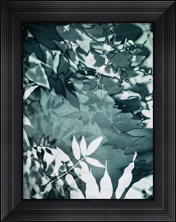 Framed Abstract Leaves Print