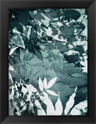 Framed Abstract Leaves Print