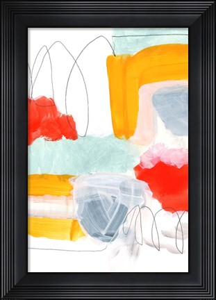 Framed Abstract Painting XVI Print