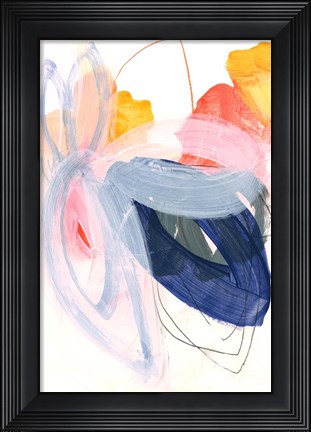 Framed Abstract Painting XVII Print