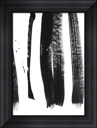 Framed Black on White 3 Print