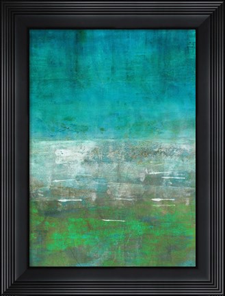 Framed Green Oasis Print