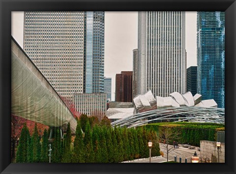 Framed Chicago 350 Print