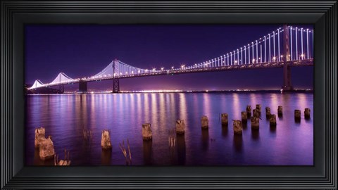 Framed Bay Lights Print