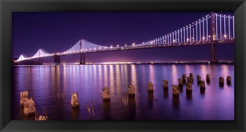 Framed Bay Lights Print