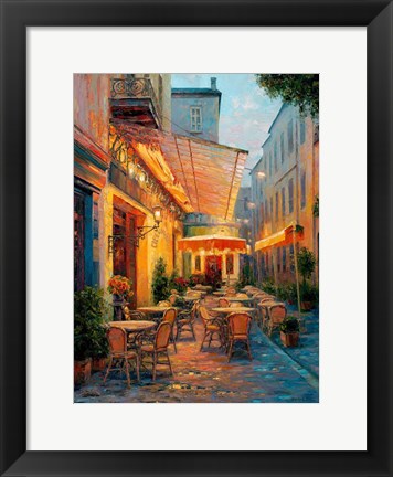 Framed Cafe Van Gogh 2008, Arles France Print