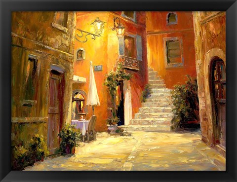 Framed Lighted Alley Print