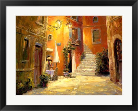 Framed Lighted Alley Print