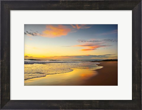 Framed Beach Dawn Print