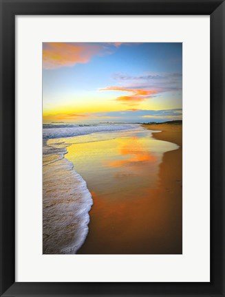 Framed Beach Sunrise Print