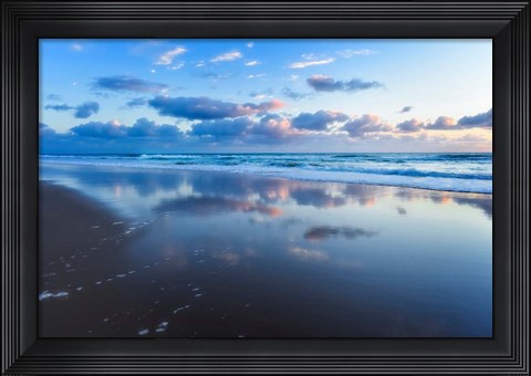 Framed Blue Shores Print