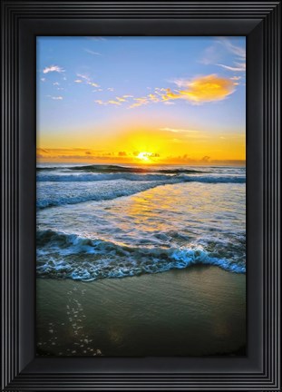 Framed Twin Waters Down Print