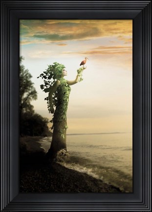 Framed Where the Trees Stand Print