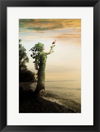 Framed Where the Trees Stand Print