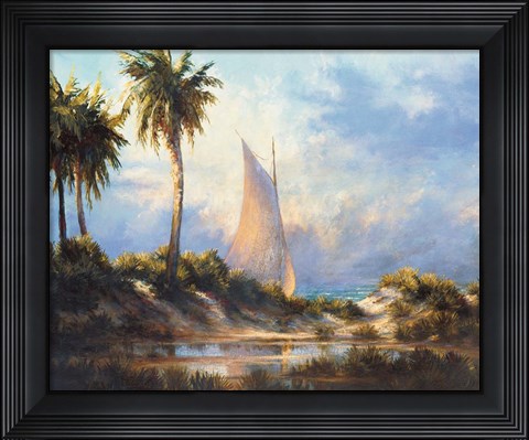 Framed Manasota Key Returning Print