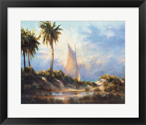 Framed Manasota Key Returning Print