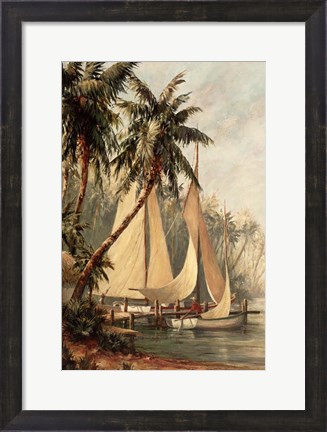 Framed Rum Cay Print