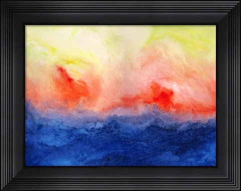 Framed Brushfire II Print