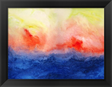 Framed Brushfire II Print